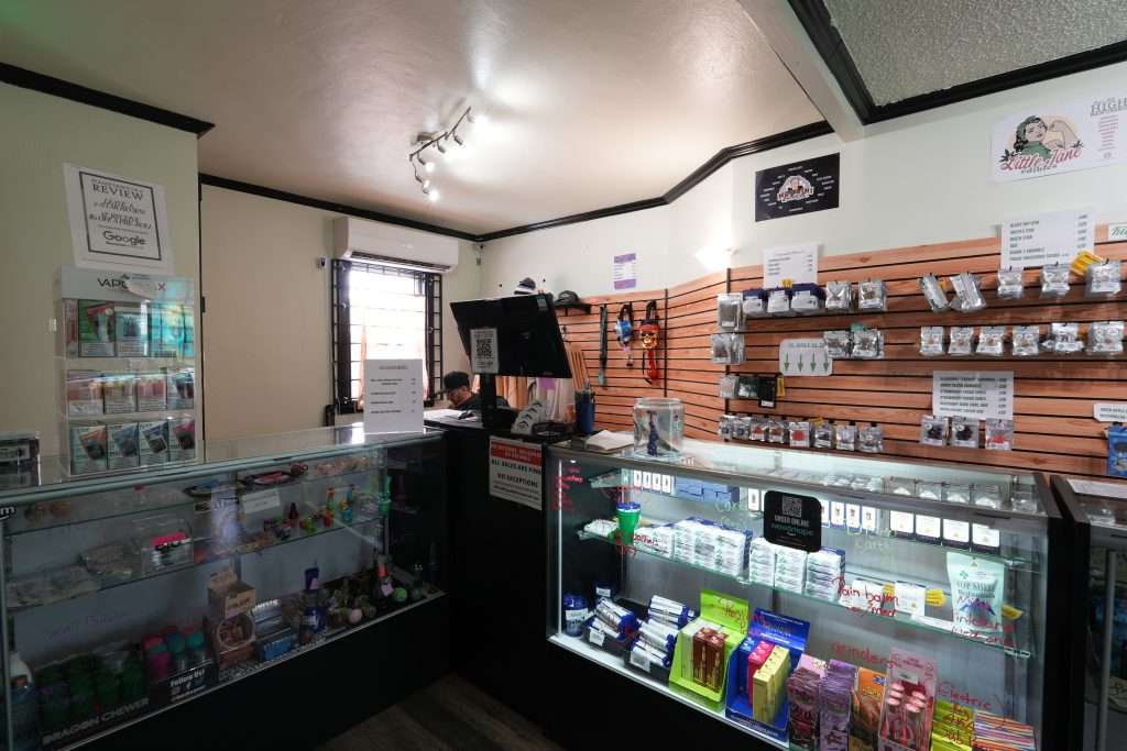 Interior of dispensary in Butte MT Top Shelf Botanicals, featuring premium cannabis products like flower, concentrates, and edibles.