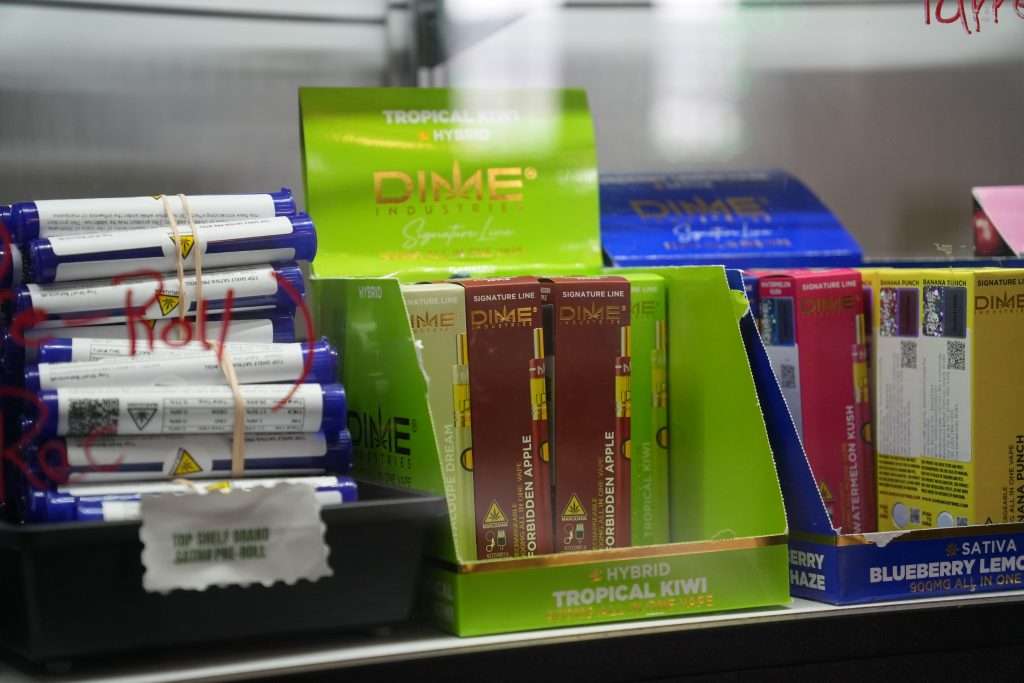 Interior of dispensary in Butte MT Top Shelf Botanicals, featuring premium cannabis products like flower, concentrates, and edibles.