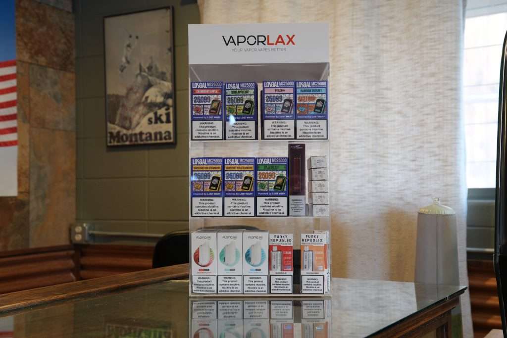 Interior of Arlee dispensary, featuring premium cannabis products like flower, concentrates, edibles, and accessories.